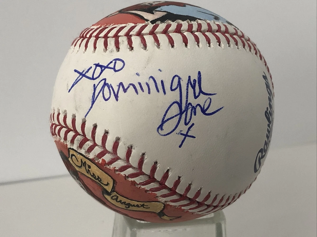 Playboy Playmate Autographed Baseball Dominique Jane | eBay