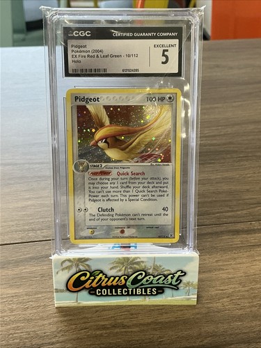 Pidgeot graded CGC 5 for sale on eBay