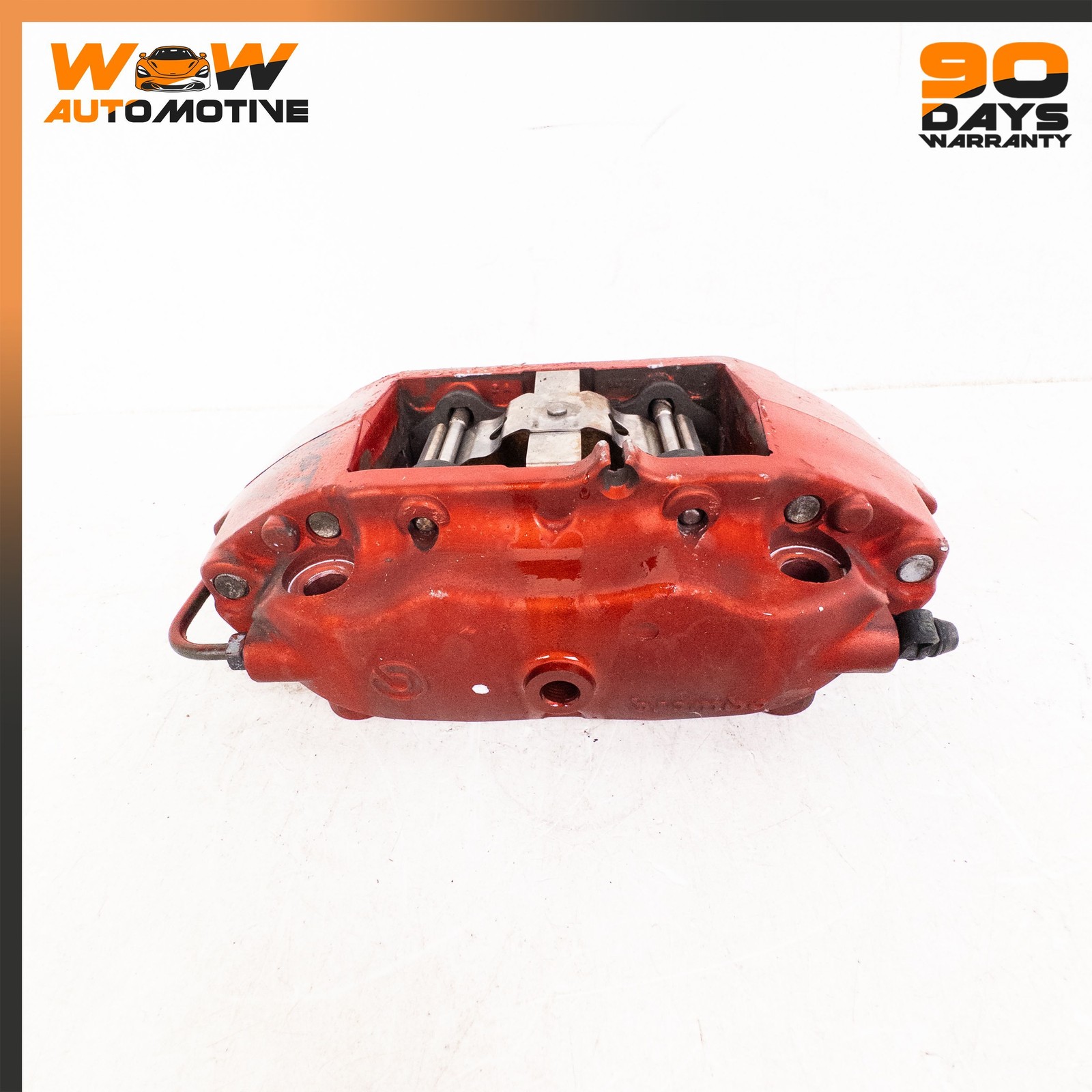 03-19 MASERATI GRANTURISMO S REAR RIGHT LEFT BRAKE CALIPER ASSEMBLY RED SET OEM