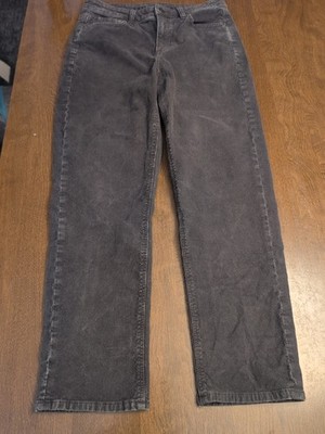 American Eagle Corduroy Retro Jeans 4 Short Gray Stretch Gorpcore Cottagecore
