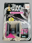 Vintage Star Wars Die Cast Darth Vader Tie Fighter Card Back  Kenner Complete