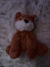 AUTHENTIC NWT Jellycat MEDIUM Fuddlewuddle Fox Cub Plush 7 - RETIRED