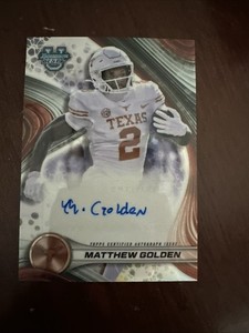 Matthew Golden RC AUTO 2024 Bowman U Best Refractor Texas / Green Bay BOA-MG