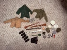 Vintage GI Joe Accessories Lot - Includes Weapons, Hats, Shoes, Shirts, Etc.