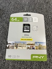 PNY 64GB Elite Class micro SD- Brand New