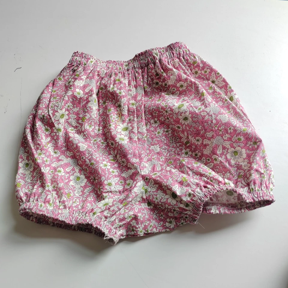 Floral baby bloomers, nappy cover, shorts, infant clothes pack 3 girl Handmade — 第 4/4 张图片