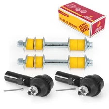 Front Sway Bar & Outer Tie Rod End Set for 1998-2000 Toyota Tacoma DLX 4 PCS