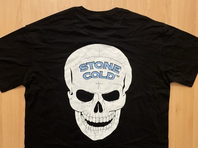 WWE Stone Cold Steve Austin Size 2XL XXL Black T Shirt Wrestling