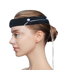 Comfort Oxygen Nasal Cannula Headband, Ear 1 Count Pack of 1 , Black
