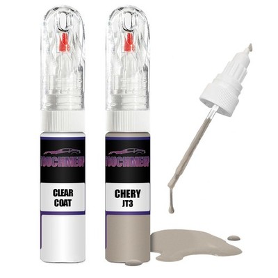 Lackstift für CHERY STREAMER GOLD JT3 + Klarlack Pinsel Kratzer Fix Kit
