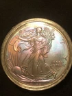 2022 American Silver Eagle 1 Oz Rainbow  Toning
