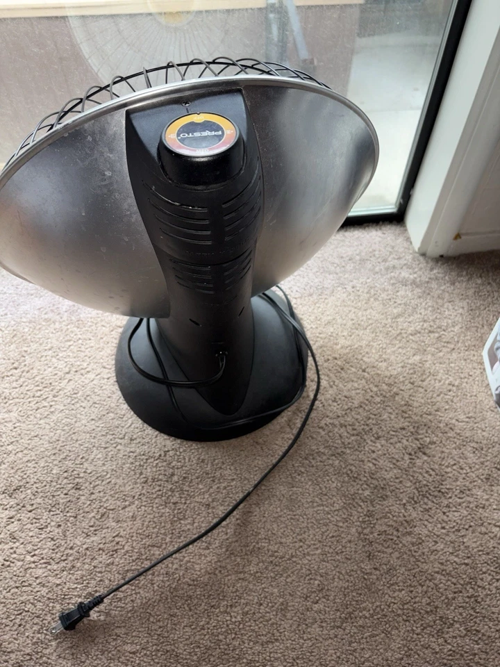 Presto Heat Dish Plus Footlight Heater Portable Parabolic Electric Heater - Image 2 of 4