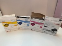 xerox colourqube 8870/8880 series cyan, magenta, yellow & black in box opened