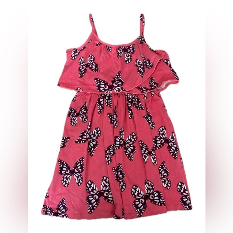 NWT Gymboree Safari Twirl Butterfly Sundress Size 8 Pink Sleeveless NEW