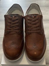 Duca Del Comas Golf Shoes Size UK 10 EU 44 Colour Brown Style Elpaso