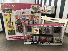 MGA's Miniverse - Real Music Record Shop Display Record Player Both New/sealed