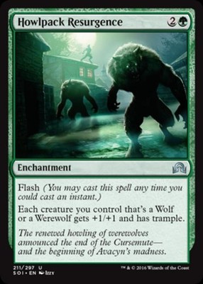 Howlpack Resurgence - SOI MTG - Light Play