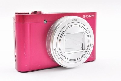 SONY Cyber-Shot DSC-WX500 Camera 18.2MP Red W/ Battery Charger