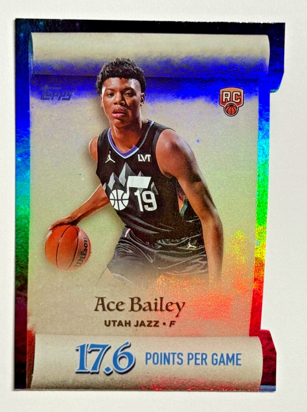 2025-26 Topps Holiday Basketball #ML-5 ACE BAILEY RC Making The Nice List