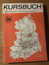 Kursbuch Deutsche Reichsbahn Sommerfahrplan 1976