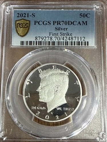 2021 S Proof Kennedy Silver PR70dcam PCGS
