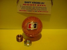 Hurst Custom 2 Glitter Shift Knob Car Truck Hot Rod Amber