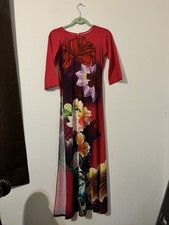 AO Dai Vietnamese Long Dress Size M Ng c 86 Cm - Eo 70 Cm No Pants