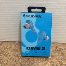 Skullcandy Dime 2 Auricolari Bluetooth Wireless Batteria 12 Ore Resistente al Sudore Nuovi