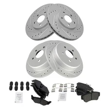 TRQ BKA35672 Brake Kit For Chrysler PT Cruiser 2001-2010 Front Rear 05011631AA