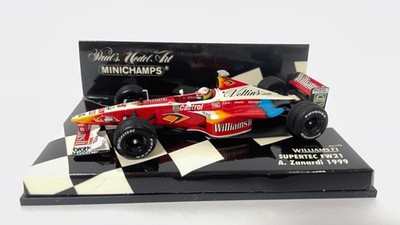 ALEX ZANARDI Minichamps 1/43 Williams Supertec FW21 Mint with Original Case!
