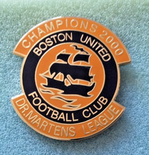 Boston United Football Club Champions Dr Martens League 2000 Badge