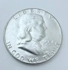 1954-P Franklin Half Dollar Gem BU Uncirculated 90% Silver AU CONDITION #2650