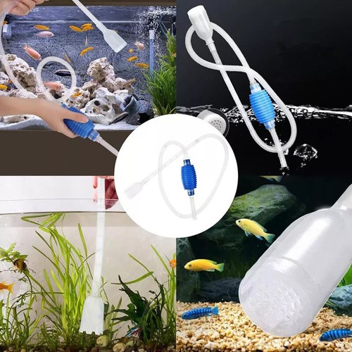 Aquarium Cleaner Kit Vacuum Pump Gravel Water Cleaning Fish Tank Siphon UK - Picture 5 of 7