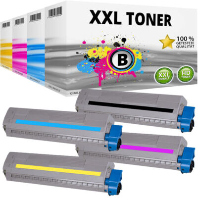 XXL Toner Patronen für OKI MC853DN MC853DNCT MC873DNC MC873DNX MC873DNV MC873DNX