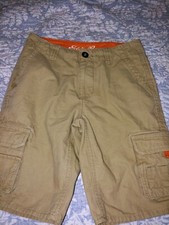 Eddie Bauer Boys Sz. 7 Khaki Cargo Shorts. Cute, Nt. Description