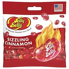 Jelly Belly Sizzling Cinnamon Gourmet Jelly Beans 1 Bag Hot Spicy Candy