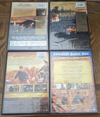 THE MUMMY Trilogy on DVD Brendan Fraser Lot of 4 DVDs + Mummy 3