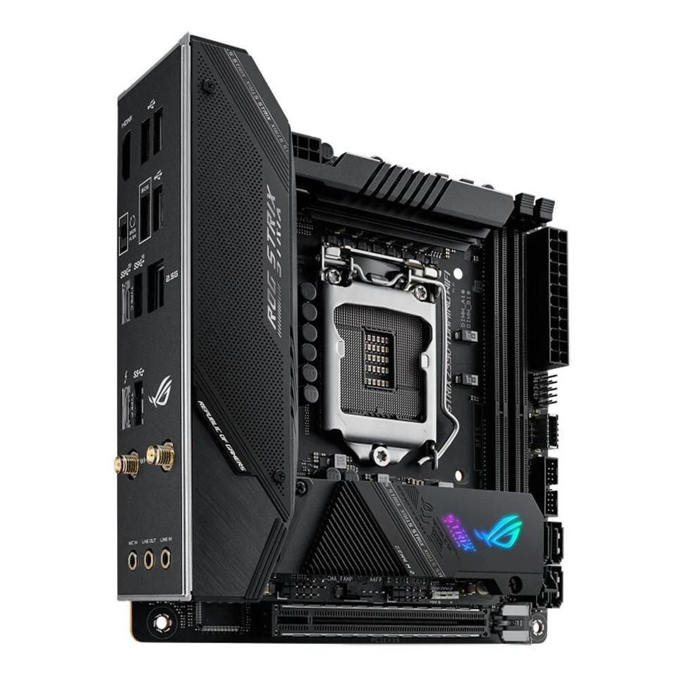 New ASUS ROG STRIX Z590-I GAMING WIFI 6E LGA1200 DDR4 M.2 Mini-ITX Motherboard - Image 4 of 4