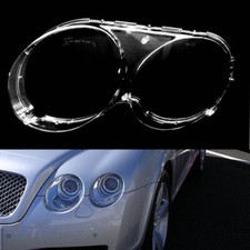 Clear Headlight Lens Cover Lampshade for Bentley Continental GT 2005-2017