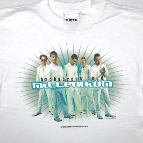 vintage 90s BACKSTREET BOYS MILLENNIUM CONCERT T-Shirt S roc 1990s vintage concert t-shirt, vintage, single stitch, B+ condition