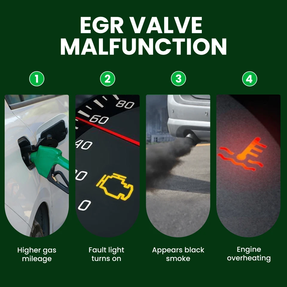 Válvula EGR apta para Ford E-350 E-450 F-250 F-350 F-450 F-550 Super Duty 6,0 L 904-219 Foto 3 de 4