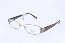 Chelsea Morgan CM1005 Brown Browline Women Full Rim 50-16-135 Eyeglasses Frames