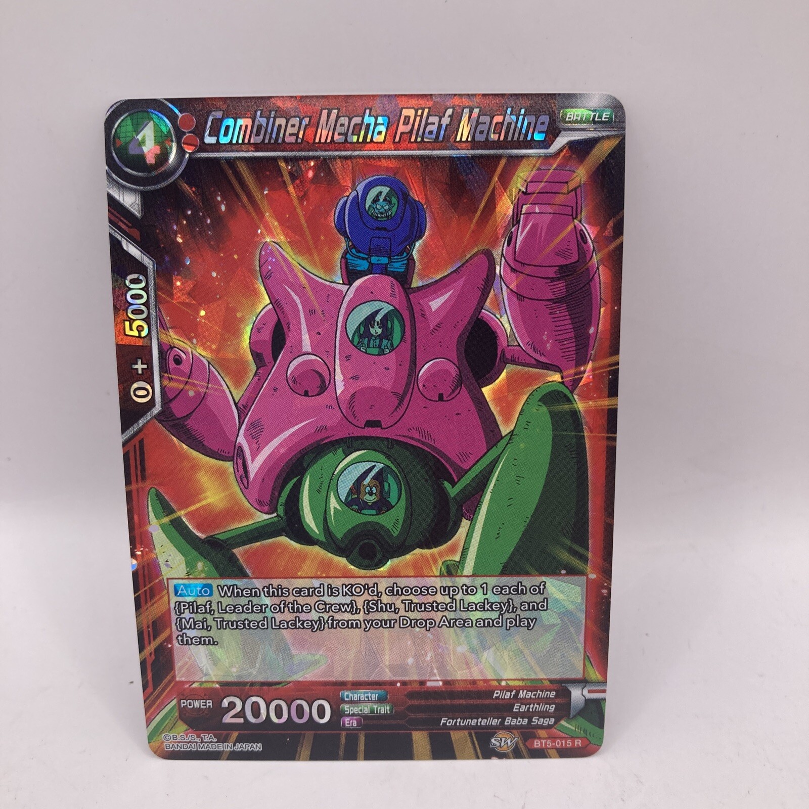 DragonBall Super: Fortuneteller Baba Saga Deck: Combiner Mecha Pilaf Machine