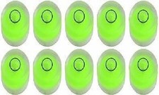 Ten 18mm Diamter 8.6mm Thick/Height Circular Bubble Spirit Level / Tripod NEW