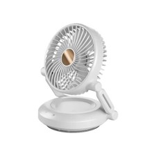 Quiet USB Desk Fan with 90  Oscillating Head - 3 Speed, Wall Mountable Personal