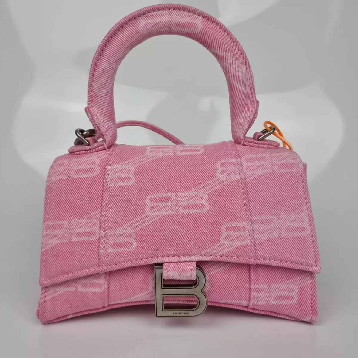 balenciaga hourglass bag pink