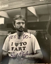 Bert Blyleven Signed 8x10 “I Love To Fart”