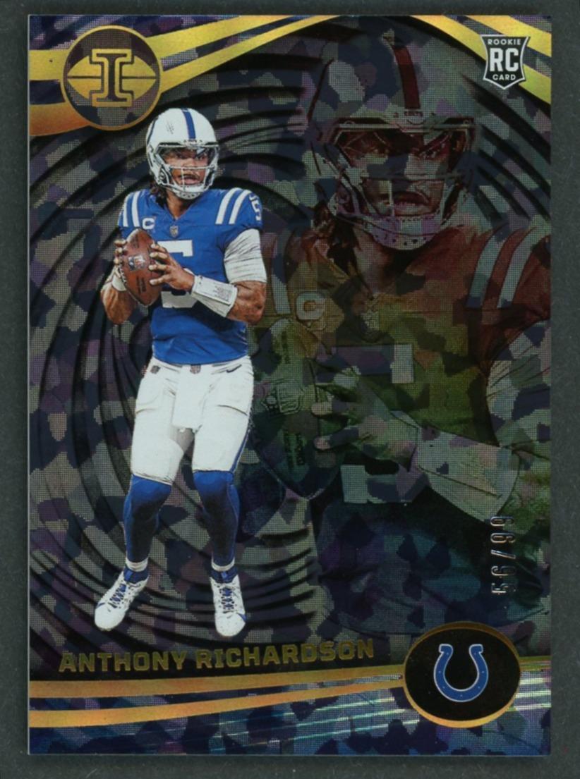 2023 Panini Illusions - Anthony Richardson Black Ice /99 Rookie RC #46 Colts