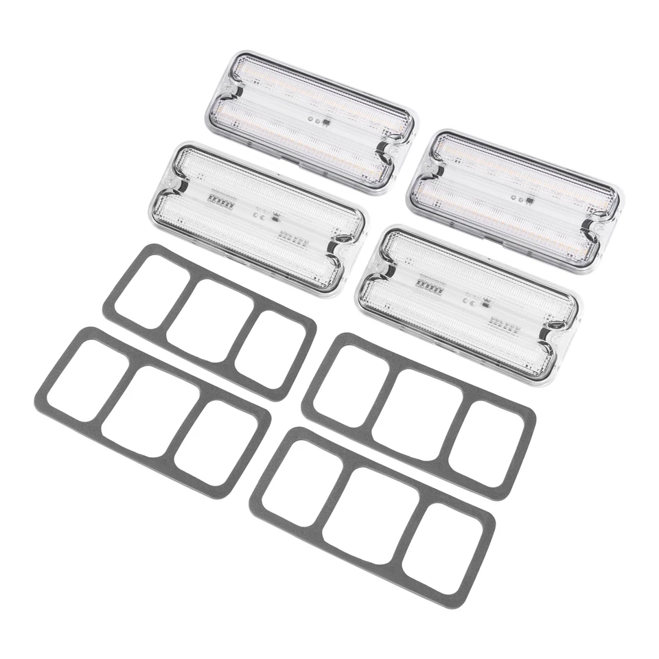 4PCS LED For Chevrolet C10 & GMC C15/C1500 Pickup Truck 68-72 Side Marker Light Foto 4 de 4