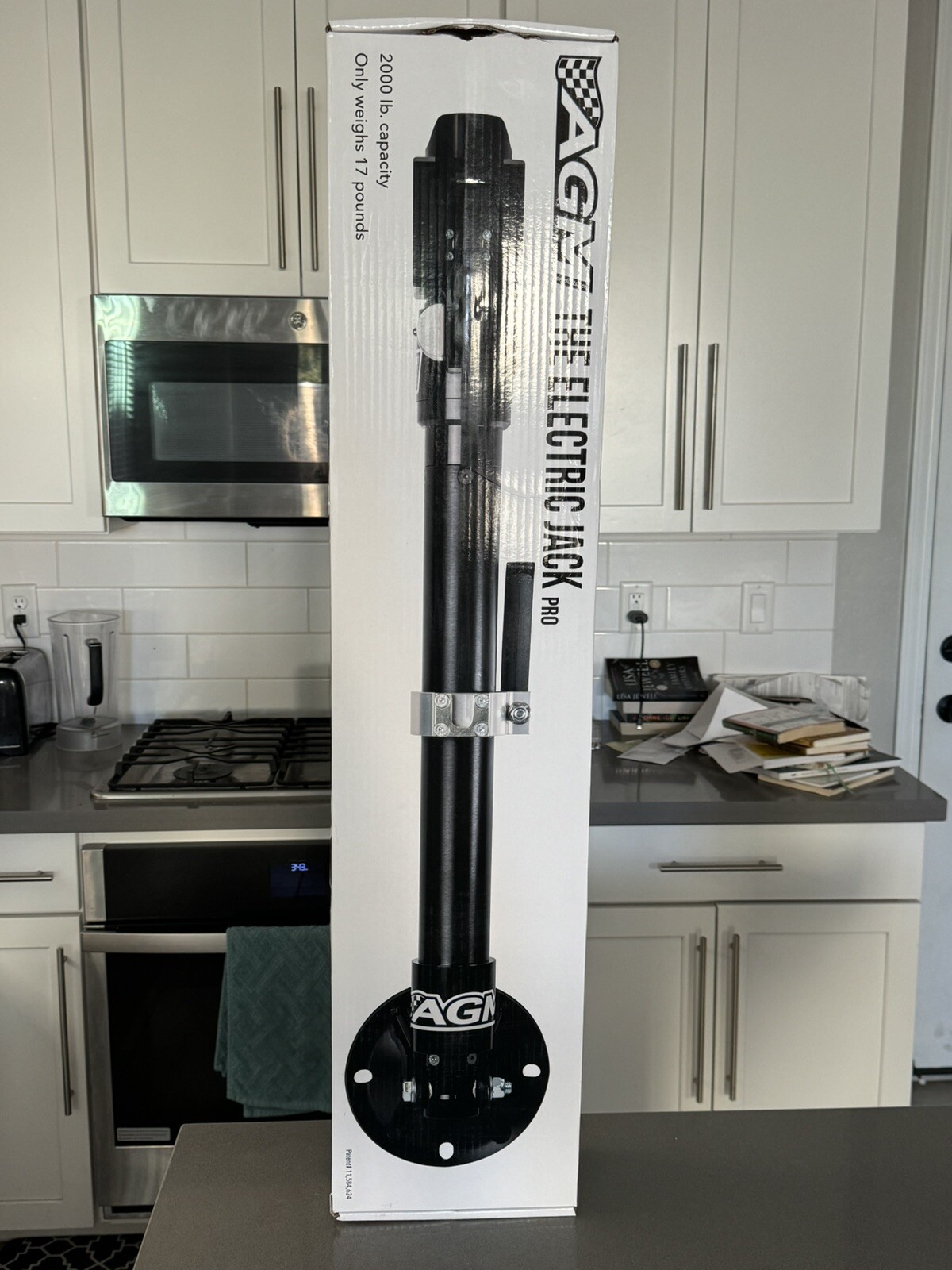 All German Motorsports AGM Portable Electric ATV/UTV Jack Black AGMEJA